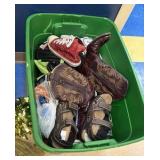prop making supplies and props and shoes