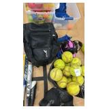 miscellaneous softball equipment