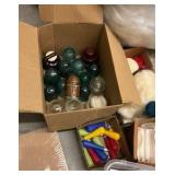 various crafts, notch, looms, candles, wraps, and stuffing
