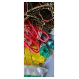 assortment of camping supplies