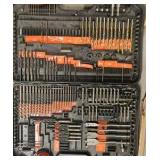 assortment of tools wood shaver hole kit drill bits