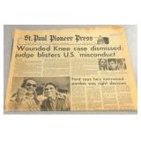 vintage Saint Paul Pioneer press and Minneapolis Tribune papers from the 60s and 70s