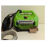 NEW GREENWORKS ELECTRIC PRESSURE WASHER 1800 PSI