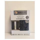 NEW SUNSMART TOTAL BLACKOUT WINDOW PANELS 2PK NAVY