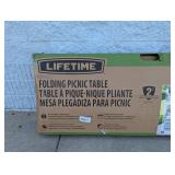 NEW LIFETIME FOLDING PICNIC TABLE GRAY