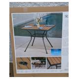 SUNVILLA COMMERCIAL FAUX WOOD TABLE