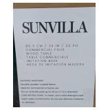 SUNVILLA COMMERCIAL FAUX WOOD TABLE