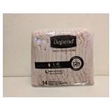 NEW DEPEND FRESH PROTECTION UNDERWEAR SIZE LARGE 56CT