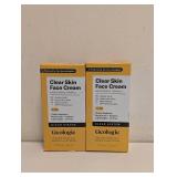 NEW GEOLOGIE CLEAR SKIN FACE CREAM 2CT