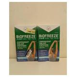 (2) NEW BIOFREEZE OVERNIGHT RELIEF PATCHES 4PK