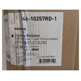 MCKESSON DURABLE ROLLATOR (RED STEEL FRAME)
