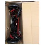 MCKESSON DURABLE ROLLATOR (RED STEEL FRAME)