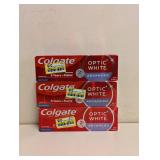 (3) NEW COLGATE OPTIC WHITE ADVANCED TOOTHPASTE