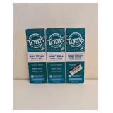 (3) NEW TOMS WHITEN + DEEP CLEAN TOOTHPASTE
