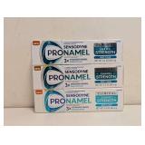 (3) NEW SENSODYNE PRONAMEL CLINICAL ENAMEL STRENGTH TOOTHPASTE