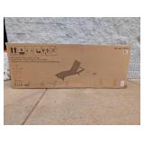 NEW CWC WOVEN WICKER CHAISE LOUNGE 2PK