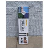 EXCELLO BRANDS HEAVY DUTY STRING LIGHT POLE SET