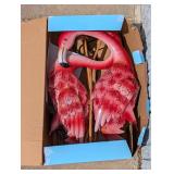 EVERGREEN SOLAR LED FLAMINGO PAIR