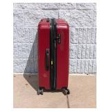 DELSEY PARIS 2PC SUITCASE MAROON