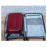 DELSEY PARIS 2PC SUITCASE MAROON