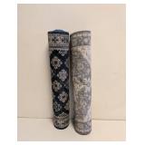 (2) WYATT & ASH MACHINE WASHABLE RUNNER BEATRICE/DARYA