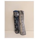 (2) WYATT & ASH MACHINE WASHABLE RUNNER BEATRICE/DARYA