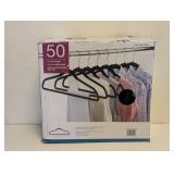NONSLIP HANGERS BLACK 50PK