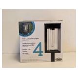 NATURALLY SOLAR SOLAR LED PATHWAY LIGHTS VINTAGE STYLE 4PK