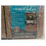 GOLDEN SELECT COMPOSITE DECK TILES 8PK