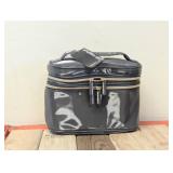 NEW SONIA KASHUK DOUBLE ZIP TRAIN CASE