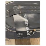 NEW SONIA KASHUK DOUBLE ZIP TRAIN CASE