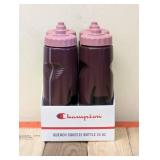 NEW CHAMPION SQUEEZE BOTTLE 24OZ. 4PK. RUBY/COSMIC PINK