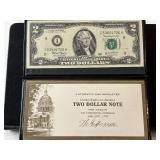 2003 Green Seal $2 Dollar Note Uncirculated