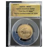 Native American Dollars ANACS MS67