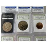 Assorted Coins and Plated Replicas