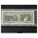 $2 Dollar Yellowstone National Park Note
