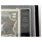 $2 Dollar Yellowstone National Park Note