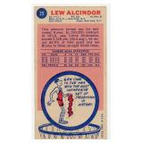 1969 Topps Basketball Lew Alcindor (Kareem Abdul-Jabbar) #25 Rookie Card