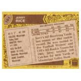 1986 Topps Football Jerry Rice #161 Rookie Card