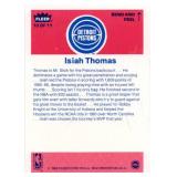 1986 Fleer Basketball Sticker #10 Isiah Thomas