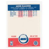 1987 Fleer Basketball #80 Akeem Olajuwon