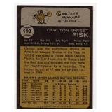 1973 Topps Baseball #193 Carlton Fisk