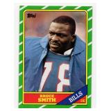 1986 Topps Football #389 Bruce Smith Rookie Card Buffalo Bills