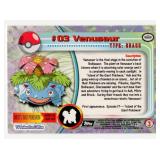 1999 Topps Pokemon Series 1 Venusaur #03
