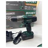 $130 Masterforce BOOST  20-Volt Brushless Cordless 1/2" Drill Kit