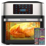 $130 Air Fryer Oven Large 20 QT, 10-in-1 Toaster Oven Air Fryer Combo with Window for Family, Airfryer Oven with Rotisserie, 3 Dehydrating Racks