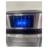 $130 Air Fryer Oven Large 20 QT, 10-in-1 Toaster Oven Air Fryer Combo with Window for Family, Airfryer Oven with Rotisserie, 3 Dehydrating Racks