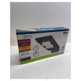 Patriot Lighting  Solar-Powered 120  Motion Sensing LED Black Outdoor Security Area Light