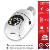 Energizer Smart 1080p Pan and Tilt Light Socket Camera without voice control: Indoor Security, Wi-Fi, Smartphone App Control