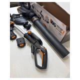 $149 WORX  12" 20-Volt String Trimmer/Edger & 20-Volt Leaf Blower 2-Tool Cordless Combo Kit